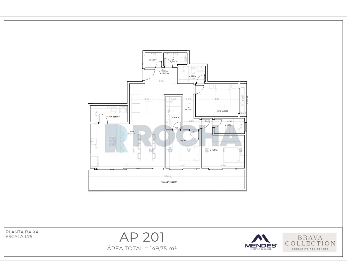 Apartamento, 3 quartos, 149 m² - Foto 7